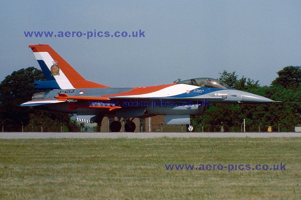 F-16A J-213 Boscombe Down 13061992 D14319