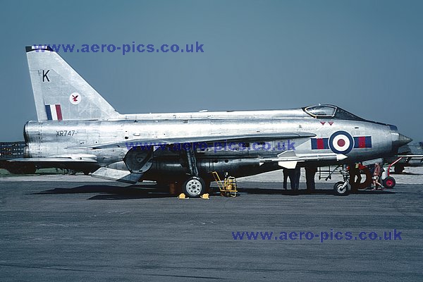 Lightning F Mk.6 XR747 Upper Heyford 29081970 D118-14