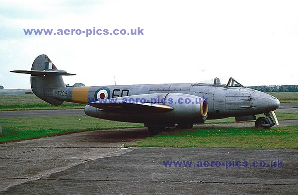 Meteor F Mk.4 VT229 (60) Duxford 24091978 D102-14