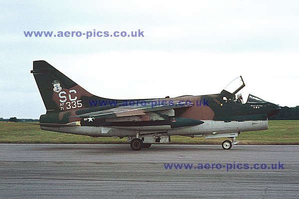 A-7D 71-0335 (SC) Wittering 19071978 D098-17