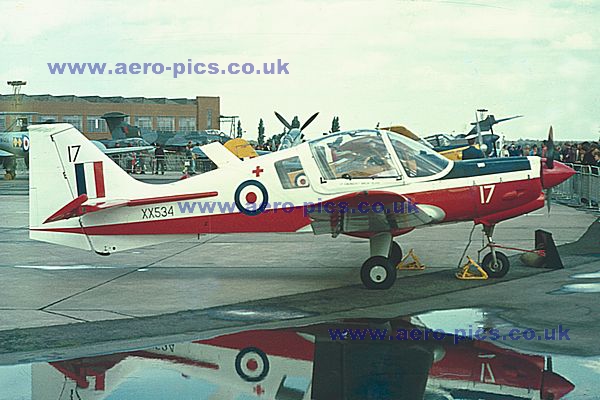 Bulldog T Mk.1 XX534 Finningley 22091974 D075-12