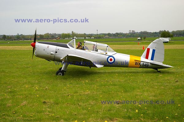 Chipmunk T Mk.10 WK549 (G-BTWF) Dalton Barracks 04052008 D035-10