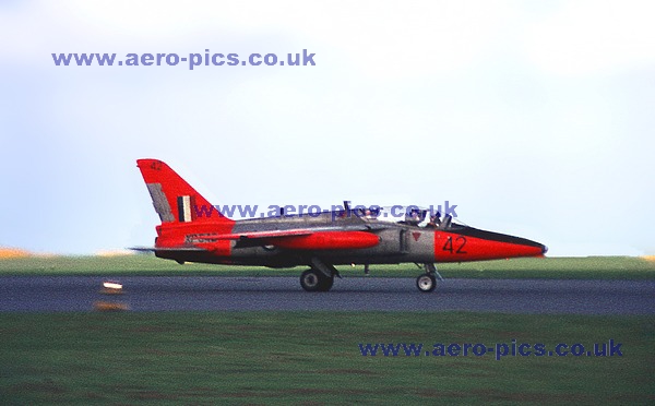 Gnat T Mk.1 XP542 St.Mawgan 14091968 D19422