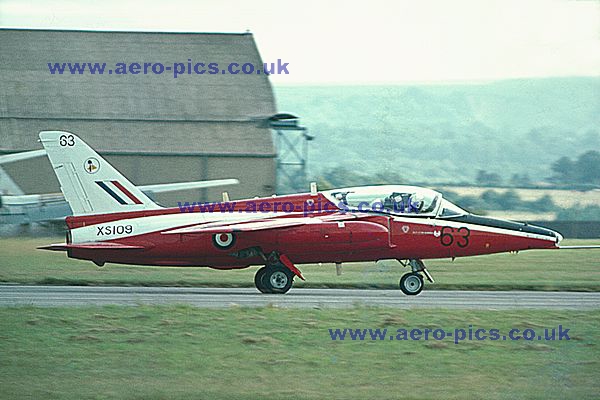 Gnat T Mk.1 XS109 Greenham Common 06071974 D074-08