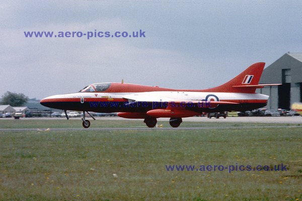 Hunter T Mk.7 XF321 Greenham Common 29061981 D13215