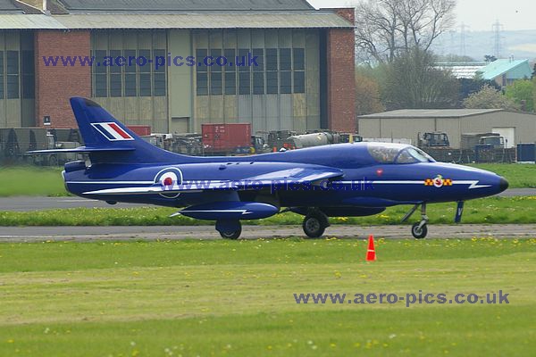 Hunter T Mk.7 XL577 (G-BXKF) Dalton Barracks 04052008 D034-28