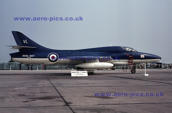 Hunter T Mk.8 XL584 Yeovilton 06091969 D20318