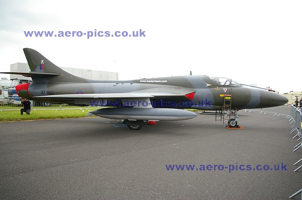 Hunter T  Mk.8B XF995 (G-BZSF) Waddington 06072008 D040-07