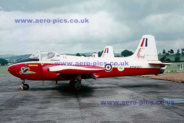 Jet Provost T Mk.4 XP680 (23) Exeter 27061970 D103-22