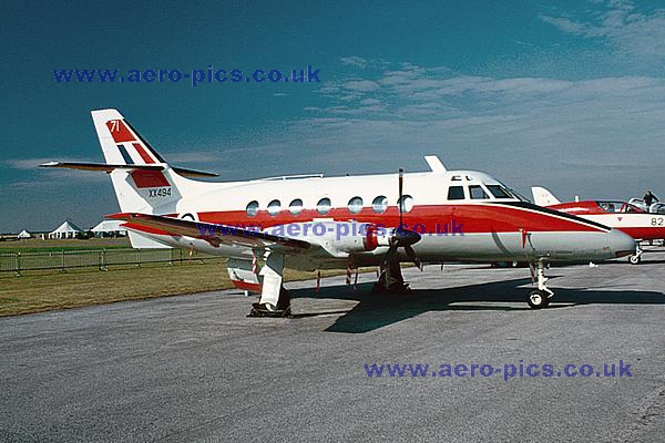 Jetstream T Mk.1 XX494 (71) Finningley 29071977 D094-17