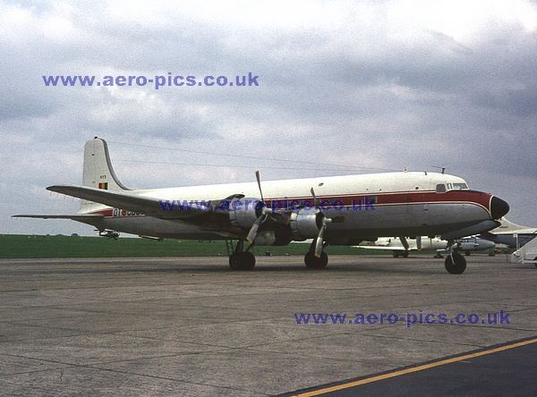 DC-6B KY3 (OT-CDC) Odiham 18091968 D19509