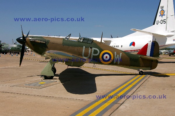 Hurricane Mk.I R4118 (G-HUPW) Fairford 14072006 D008-29